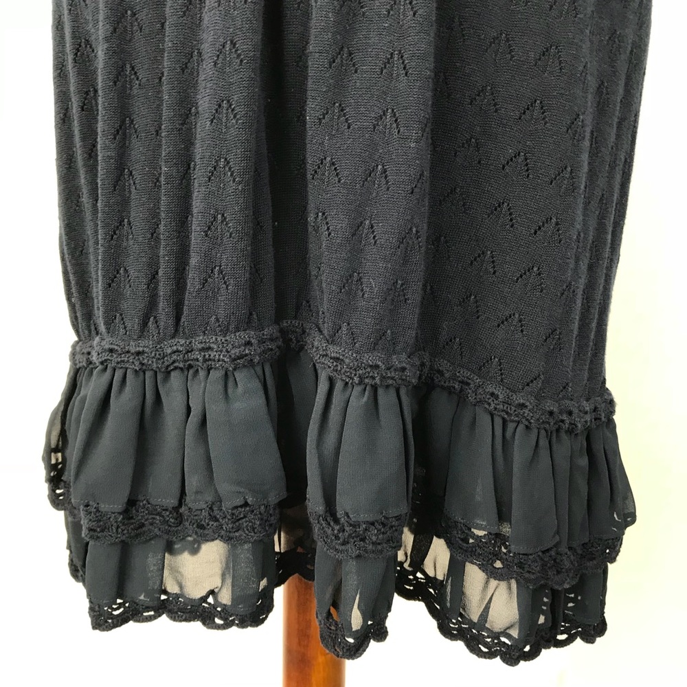 🍄BCBG Max Azria Tiered Hem Knit Tank Dress - Picture 4 of 8